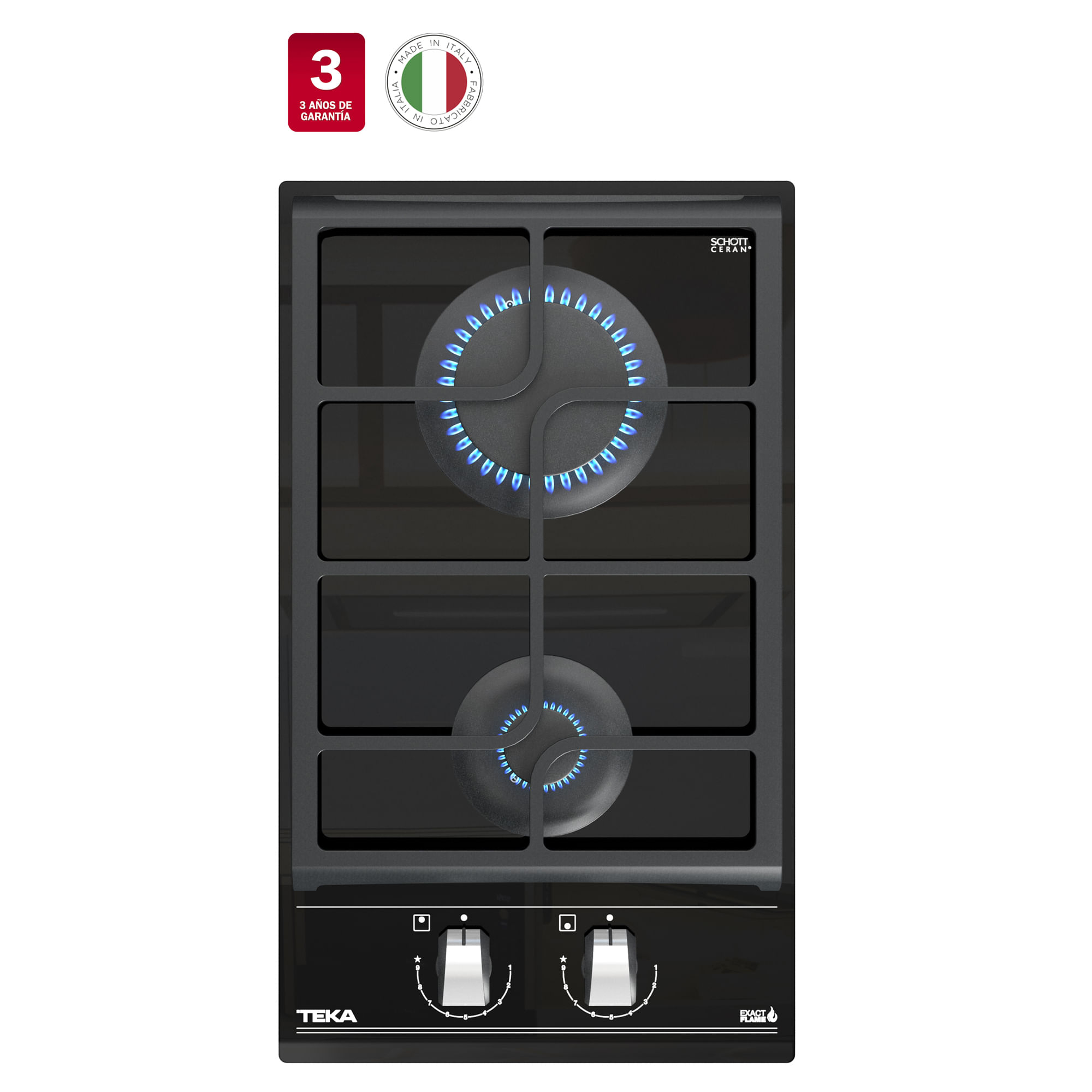 Encimera Híbrida Gas Inducción JZC 64322 ABB BK 60cm | mK.cl