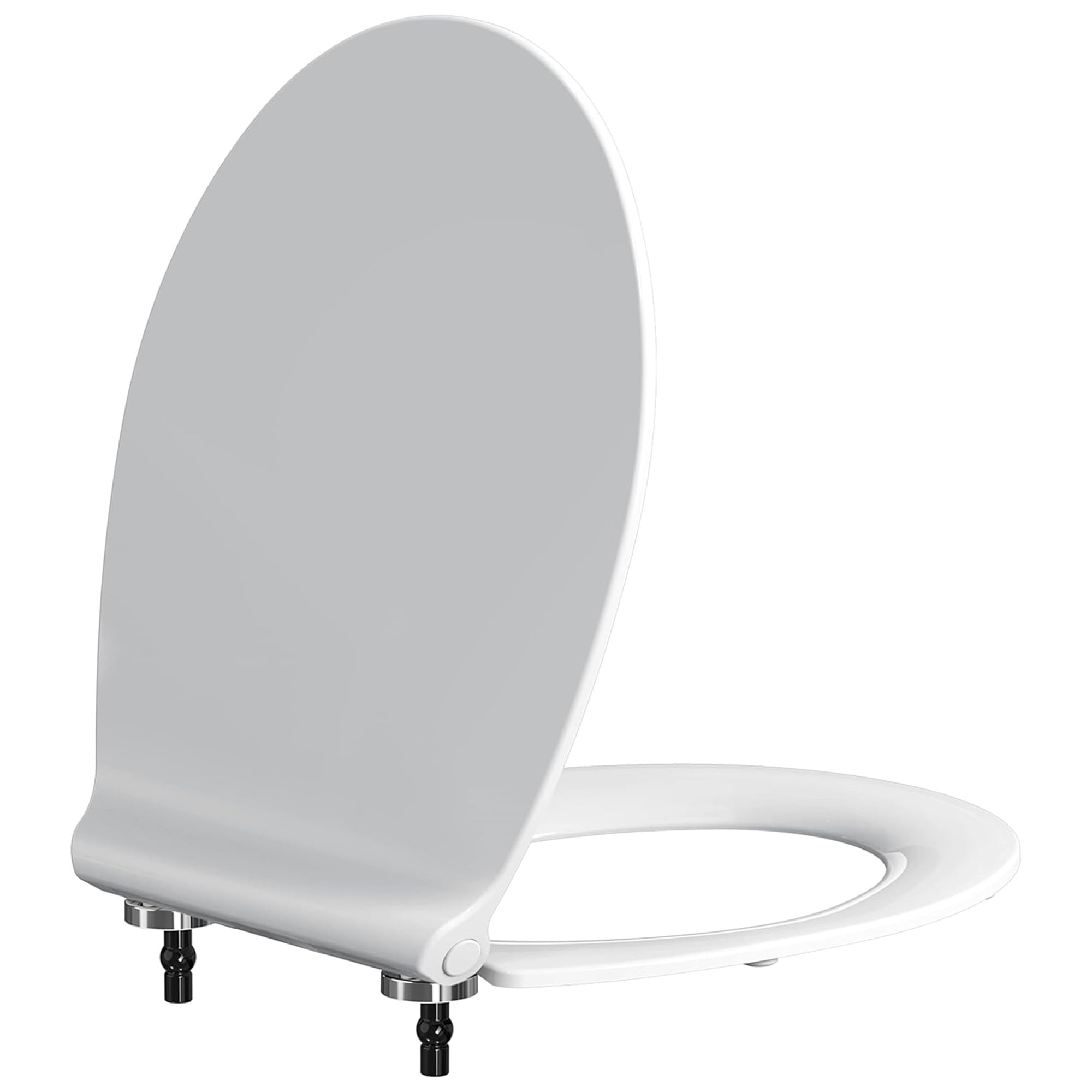INSPIRA ROUND Toilettensitz Mit Dämpfung - Weiß, Von Roca - Hochwertiger Sanitärartikel Für Das Badezimmer