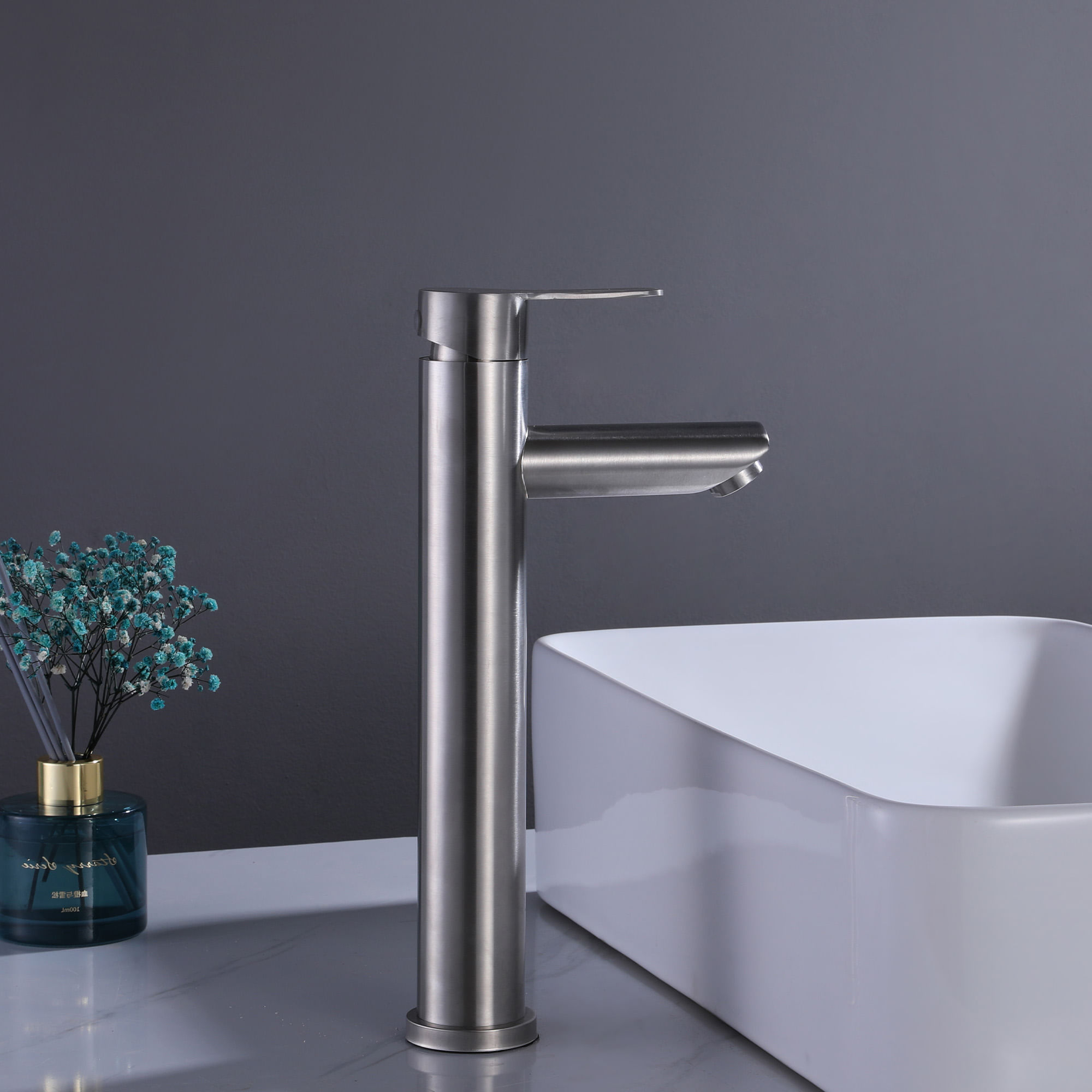 Griferia Lavamanos Trend 9 Cm S/Desagüe Cromo | mK.cl - MK