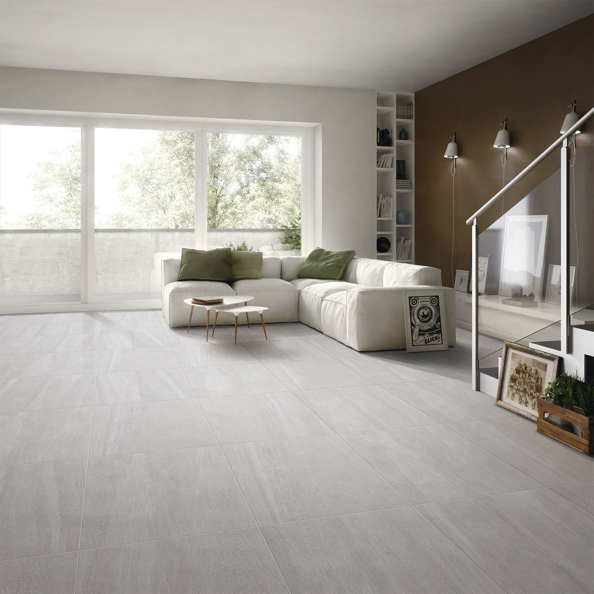 Porcelanato Milenium Light Grey Rústico 60x60 cm